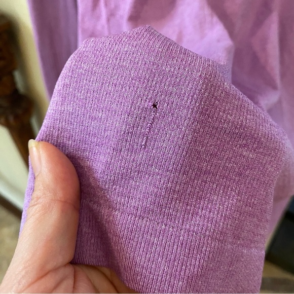 LULULEMON Women Purple Swiftly Tech Long Sleeve Athletic Top Size 8-Minor Flaw - Picture 3 of 7